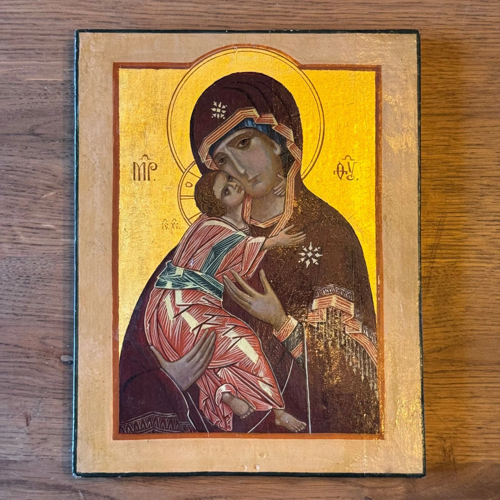 Byzantijnse Moeder Gods–icoon met bladgoud en atelierfoto Jeruzalem (1977) - 51Dnspod | Smaakvolle damp – Verzendkosten vrij vanaf 40€ Byzantijnse Moeder Gods–icoon met bladgoud en atelierfoto Jeruzalem (1977) - 51Dnspod | Smaakvolle damp – Verzendkosten vrij vanaf 40€