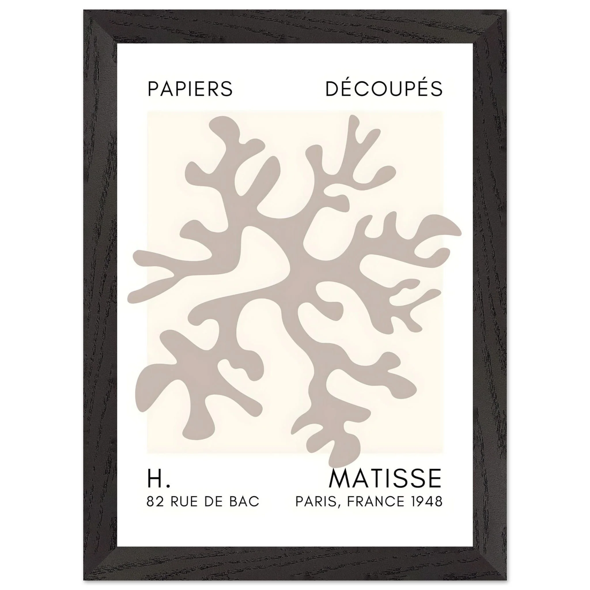 Artfulprints Poster met Lijst Matisse – Dreamy coral flower grey - A4 21x29.7 cm - Grijs - 51Dnspod | Smaakvolle damp – Verzendkosten vrij vanaf 40€ Artfulprints Poster met Lijst Matisse – Dreamy coral flower grey - A4 21x29.7 cm - Grijs - 51Dnspod | Smaakvolle damp – Verzendkosten vrij vanaf 40€