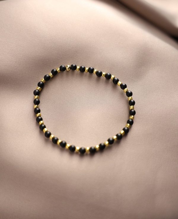 Bracelet | Zwart / Goud - 51Dnspod | Smaakvolle damp – Verzendkosten vrij vanaf 40€