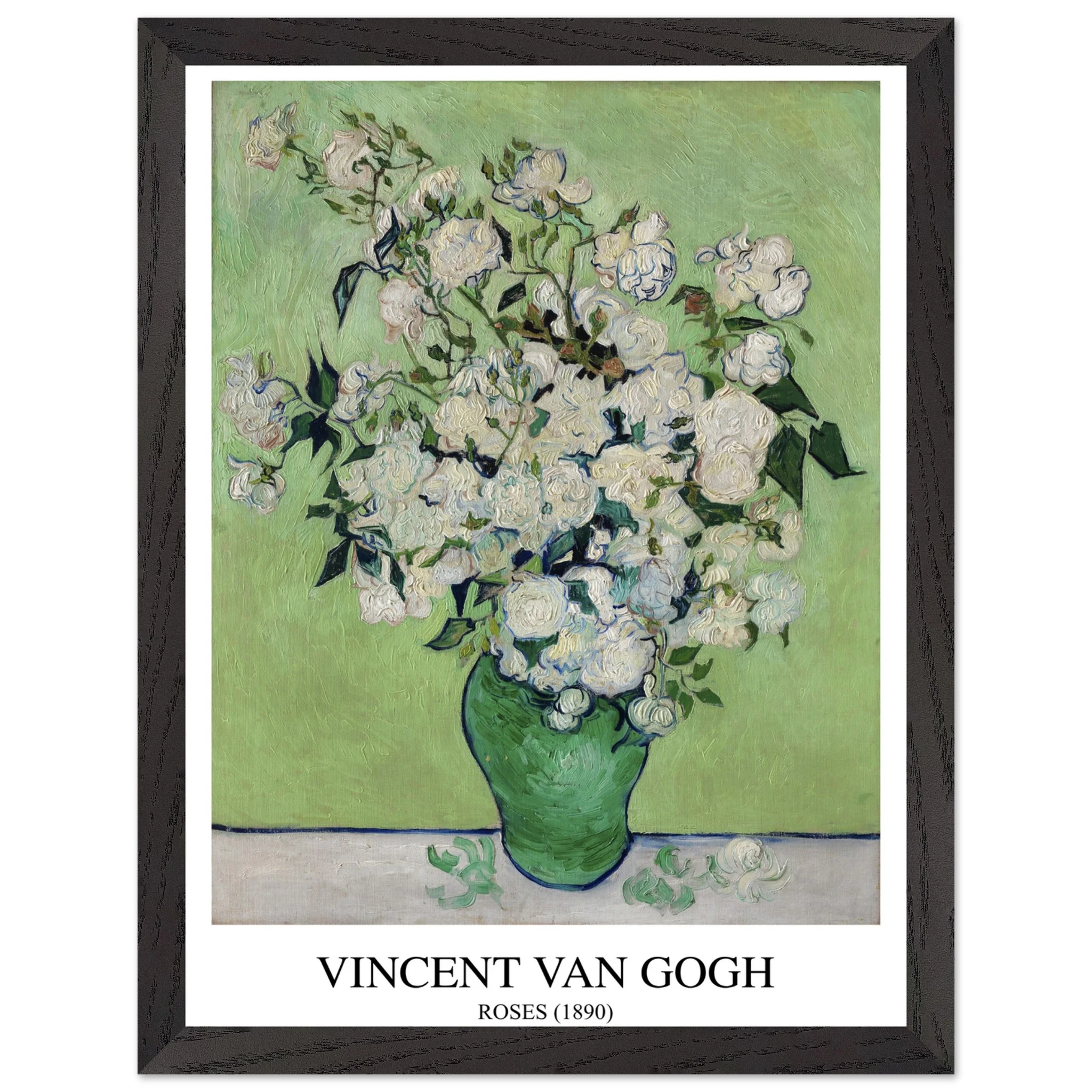 Artfulprints Poster met Lijst Vincent van Gogh - Roses - 30x40 cm - Groen - 51Dnspod | Smaakvolle damp – Verzendkosten vrij vanaf 40€ Artfulprints Poster met Lijst Vincent van Gogh - Roses - 30x40 cm - Groen - 51Dnspod | Smaakvolle damp – Verzendkosten vrij vanaf 40€