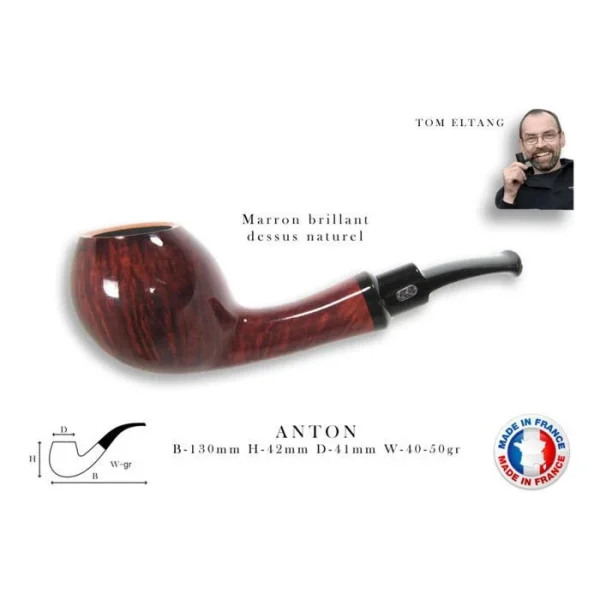 Chacom Pipe Anton Brun Pend. - 51Dnspod | Smaakvolle damp – Verzendkosten vrij vanaf 40€