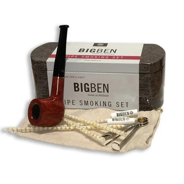 Big Ben pipe Set Brown straight - 51Dnspod | Smaakvolle damp – Verzendkosten vrij vanaf 40€